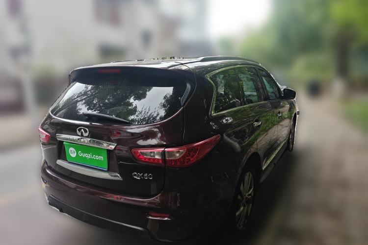 Used Infiniti QX60 2014 2.5 S/C Hybrid Two-Wheel Drive Excellence Edition Rear Right 45 Deg