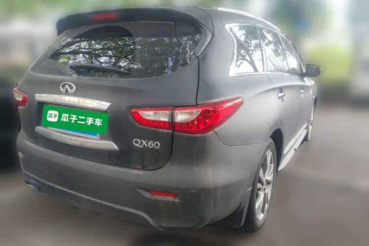Used Infiniti QX60 2014 2.5 S/C Hybrid Two-Wheel Drive Excellence Edition Rear Right 45 Deg