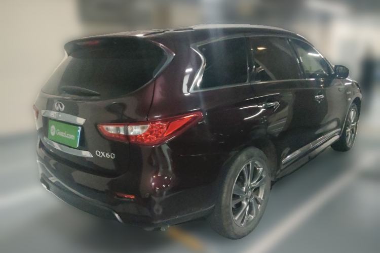 Used Infiniti QX60 2014 2.5 S/C Hybrid Two-Wheel Drive Excellence Edition Rear Right 45 Deg