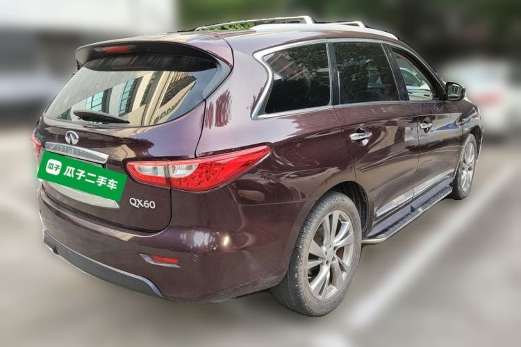 Used Infiniti QX60 2014 2.5 S/C Hybrid Two-Wheel Drive Excellence Edition Rear Right 45 Deg