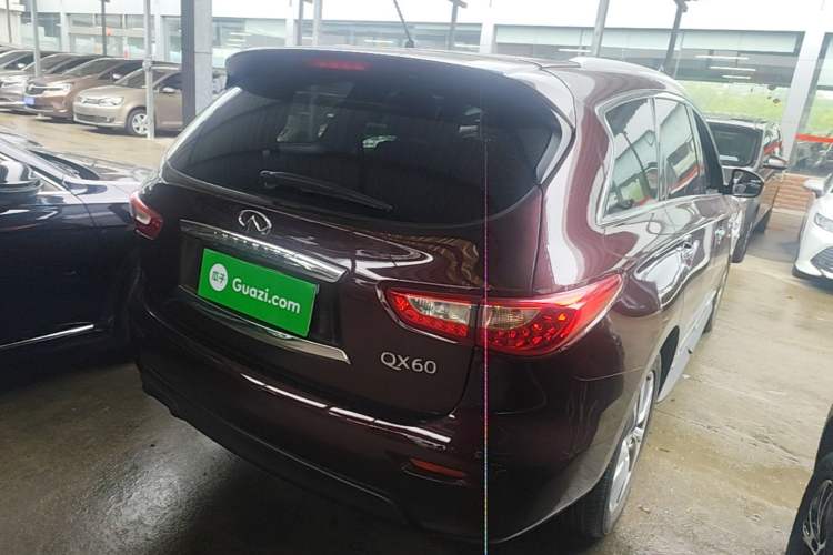 Used Infiniti QX60 2014 2.5 S/C Hybrid Two-Wheel Drive Excellence Edition Rear Right 45 Deg