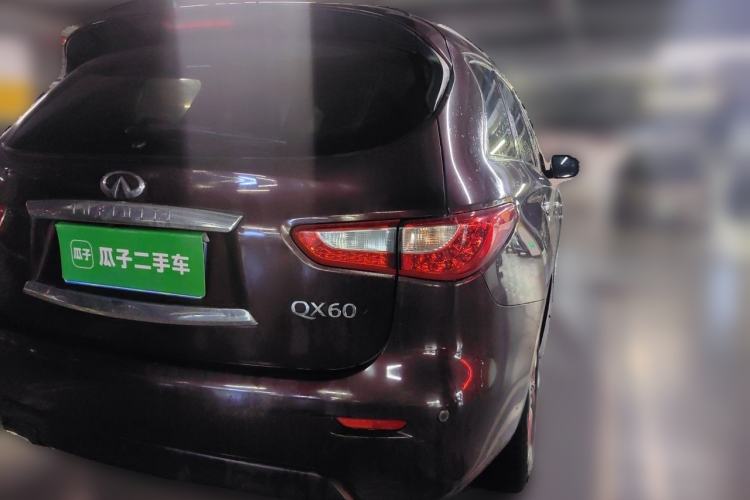Used Infiniti QX60 2014 2.5 S/C Hybrid Two-Wheel Drive Excellence Edition Rear Right 45 Deg