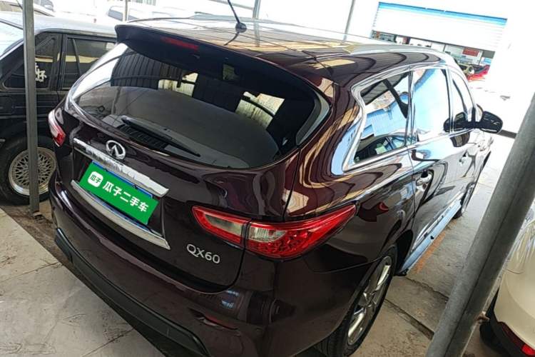 Used Infiniti QX60 2014 2.5 S/C Hybrid Two-Wheel Drive Excellence Edition Rear Right 45 Deg