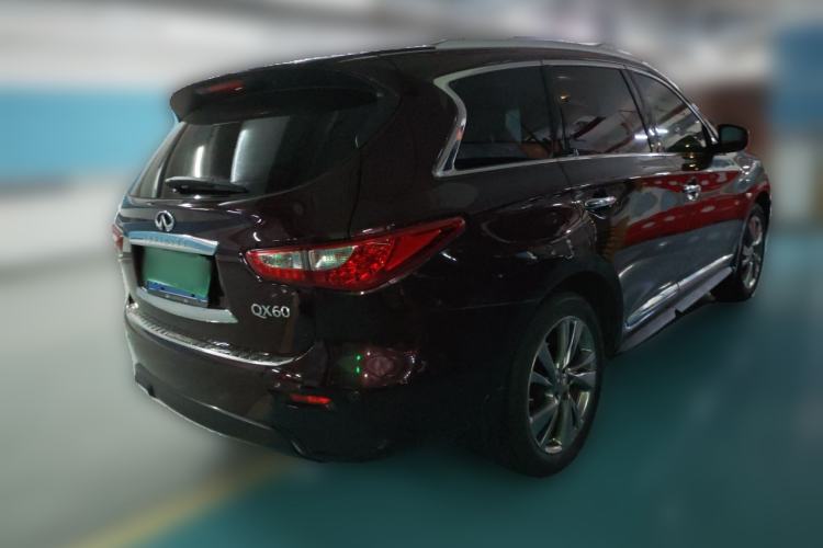 Used Infiniti QX60 2014 3.5L Two-Wheel Drive Excellence Edition Rear Right 45 Deg