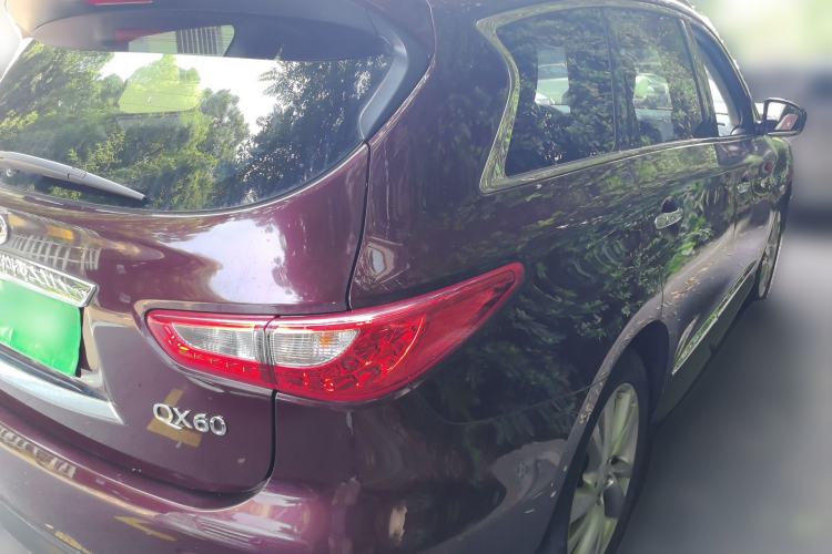 Used Infiniti QX60 2014 3.5L Two-Wheel Drive Excellence Edition Rear Right 45 Deg