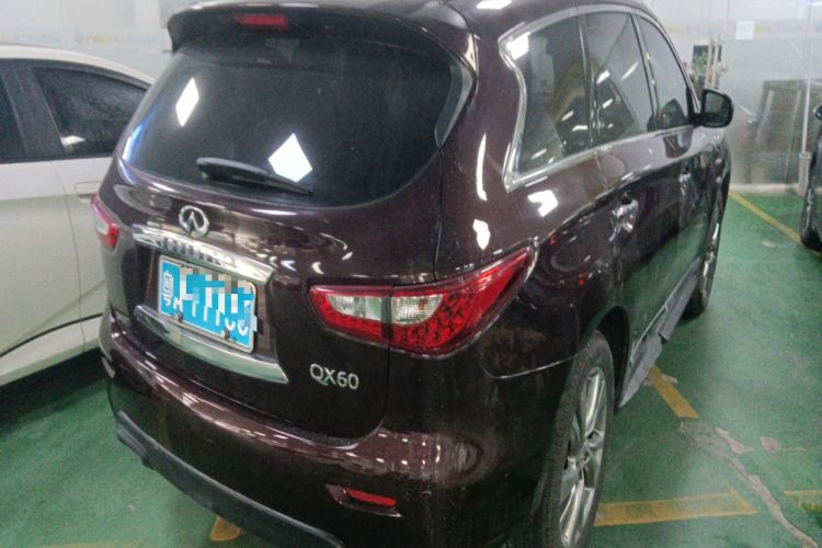 Used Infiniti QX60 2014 2.5 S/C Hybrid Two-Wheel Drive Excellence Edition Rear Right 45 Deg