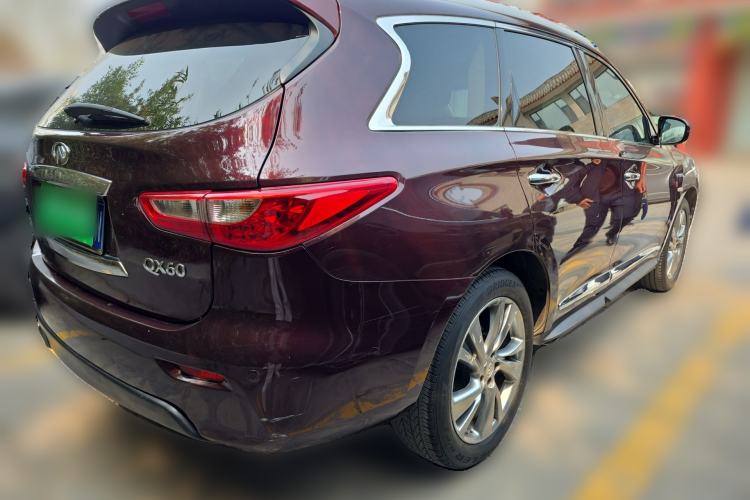 Used Infiniti QX60 2014 2.5 S/C Hybrid Two-Wheel Drive Excellence Edition Rear Right 45 Deg