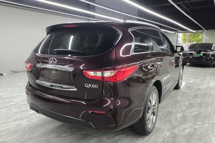 Used Infiniti QX60 2014 2.5 S/C Hybrid Two-Wheel Drive Excellence Edition Rear Right 45 Deg