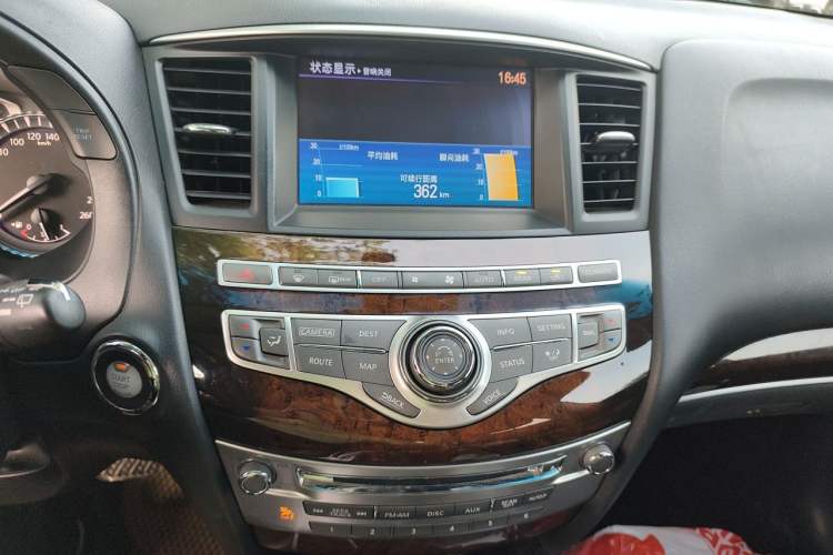 Used Infiniti QX60 2014 3.5L Two-Wheel Drive Excellence Edition Audio And AC Panel