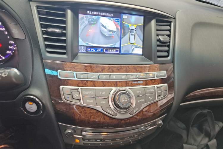 Used Infiniti QX60 2014 2.5 S/C Hybrid Two-Wheel Drive Excellence Edition Audio And AC Panel