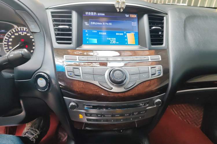 Used Infiniti QX60 2014 2.5 S/C Hybrid Two-Wheel Drive Excellence Edition Audio And AC Panel
