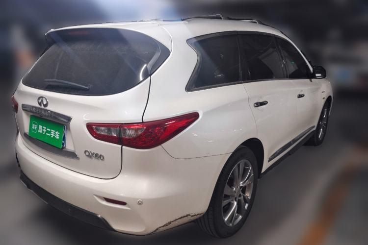 Used Infiniti QX60 2014 2.5 S/C Hybrid Two-Wheel Drive Excellence Edition Rear Right 45 Deg