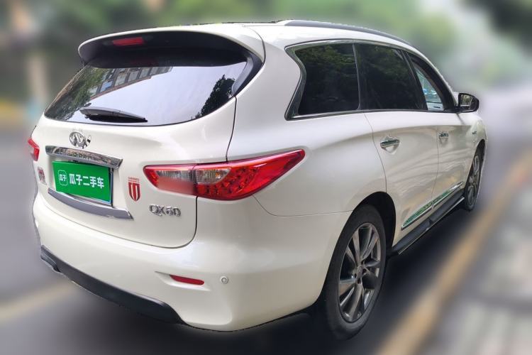 Used Infiniti QX60 2014 2.5 S/C Hybrid Two-Wheel Drive Excellence Edition Rear Right 45 Deg