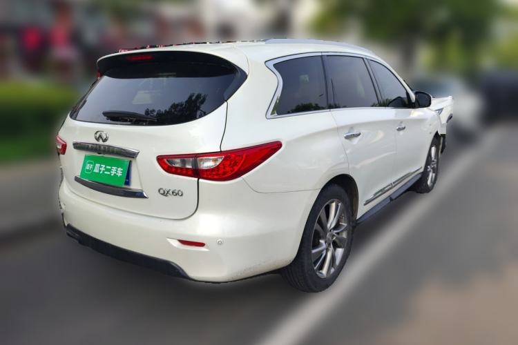 Used Infiniti QX60 2014 3.5L Two-Wheel Drive Excellence Edition Rear Right 45 Deg
