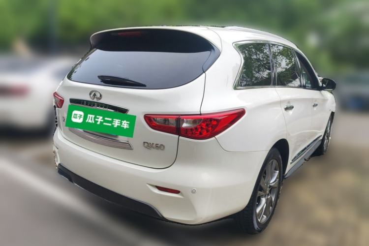 Used Infiniti QX60 2014 2.5 S/C Hybrid Two-Wheel Drive Excellence Edition Rear Right 45 Deg