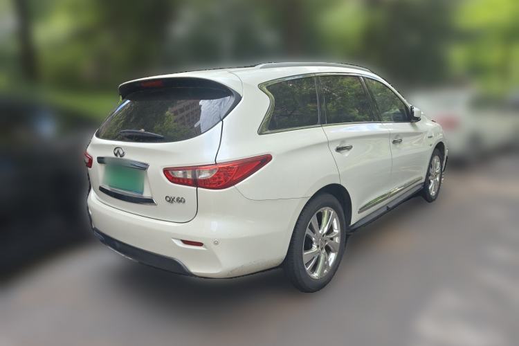 Used Infiniti QX60 2014 2.5 S/C Hybrid Two-Wheel Drive Excellence Edition Rear Right 45 Deg