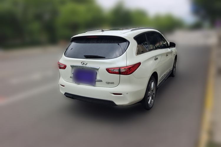 Used Infiniti QX60 2014 2.5 S/C Hybrid Two-Wheel Drive Excellence Edition Rear Right 45 Deg