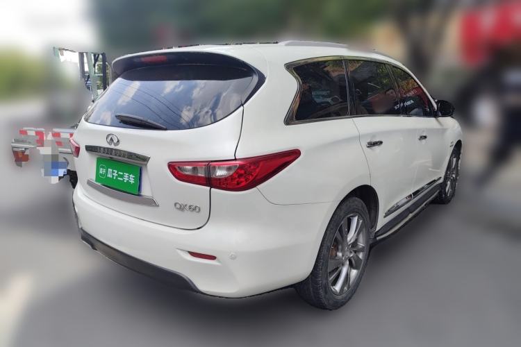 Used Infiniti QX60 2014 2.5 S/C Hybrid Two-Wheel Drive Excellence Edition Rear Right 45 Deg