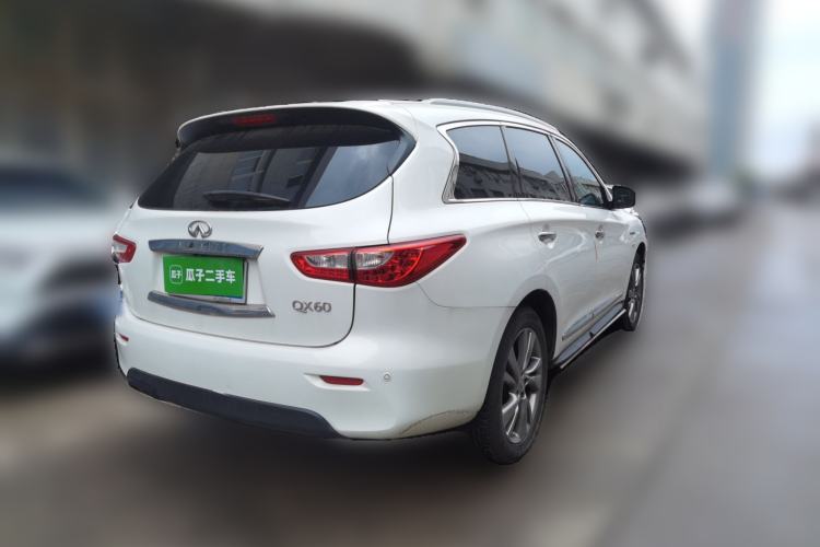 Used Infiniti QX60 2014 2.5 S/C Hybrid Two-Wheel Drive Excellence Edition Rear Right 45 Deg