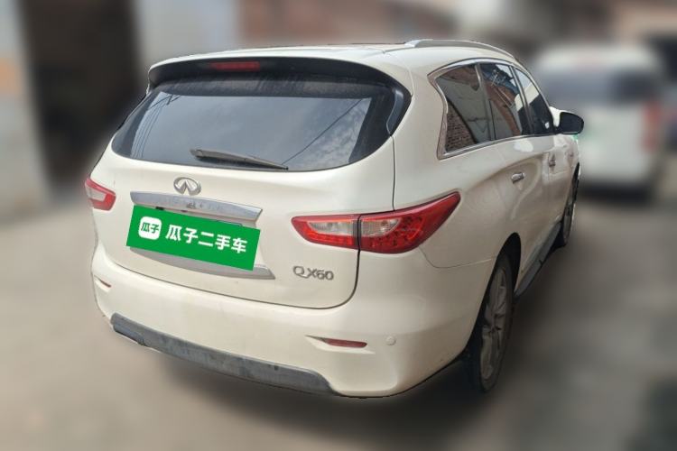 Used Infiniti QX60 2014 2.5 S/C Hybrid Two-Wheel Drive Excellence Edition Rear Right 45 Deg