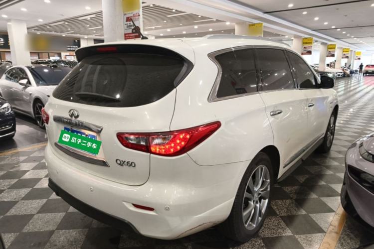 Used Infiniti QX60 2014 2.5 S/C Hybrid All-Wheel-Drive Versatile Edition Rear Right 45 Deg