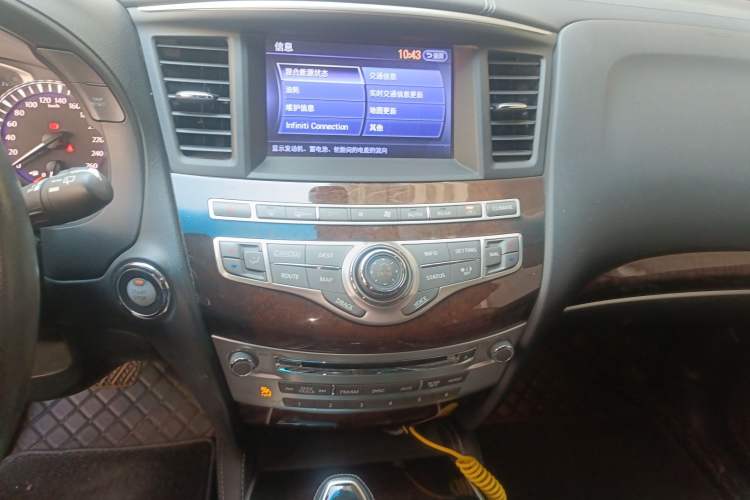 Used Infiniti QX60 2016 2.5 S/C Hybrid Two-Wheel-Drive Excellence Edition China V Standard Audio And AC Panel