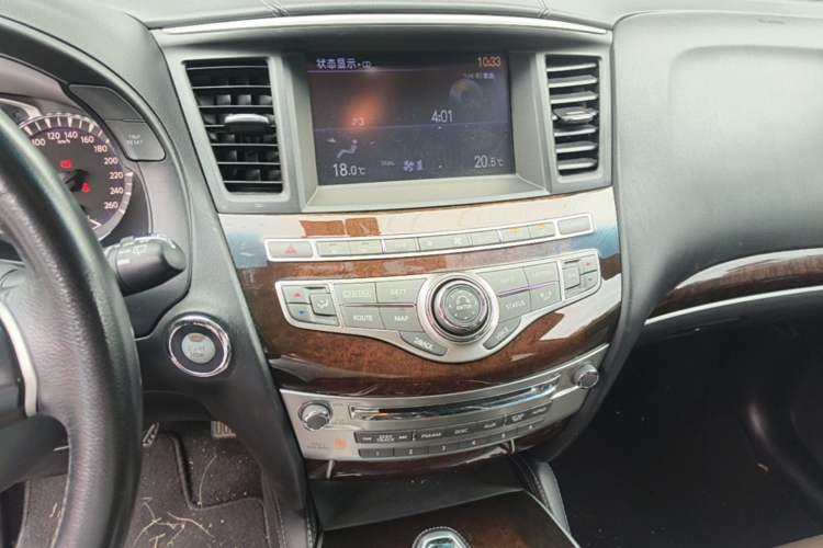 Used Infiniti QX60 2016 2.5 S/C Hybrid Two-Wheel-Drive Excellence Edition China V Standard Audio And AC Panel