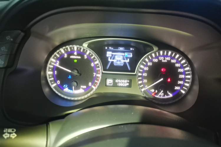 Used Infiniti QX60 2016 2.5 S/C Hybrid Two-Wheel-Drive Excellence Edition China V Standard Instrument Cluster