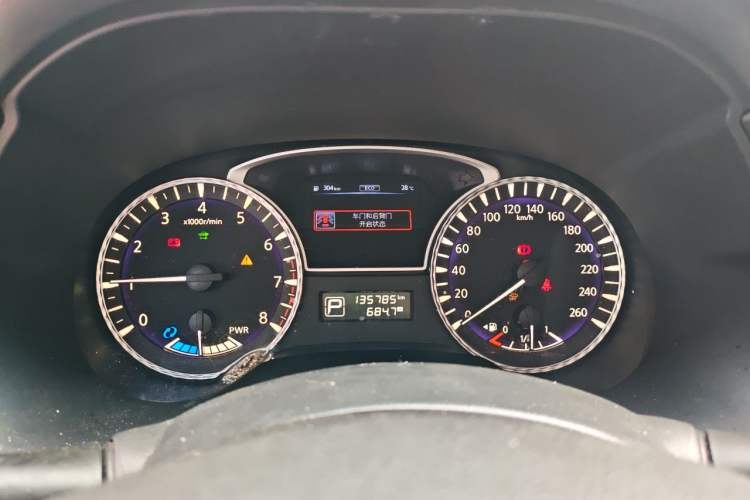 Used Infiniti QX60 2016 2.5 S/C Hybrid Two-Wheel-Drive Excellence Edition China V Standard Instrument Cluster
