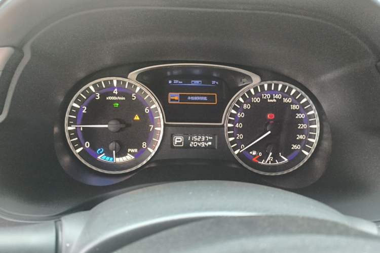 Used Infiniti QX60 2016 2.5 S/C Hybrid Two-Wheel-Drive Excellence Edition China V Standard Instrument Cluster