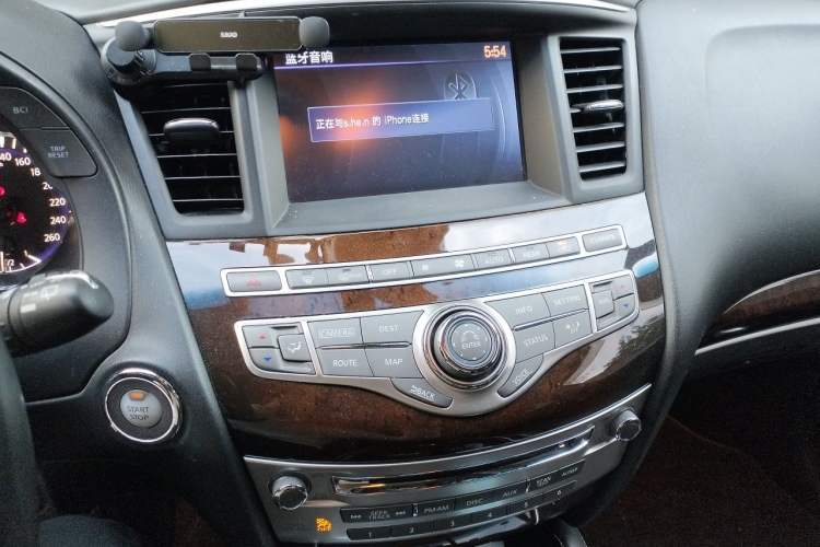 Used Infiniti QX60 2016 2.5 S/C Hybrid Four-Wheel Drive All-Terrain Version China V Emission Standard Audio And AC Panel