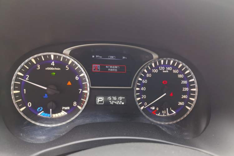 Used Infiniti QX60 2016 2.5 S/C Hybrid Two-Wheel-Drive Excellence Edition China V Standard Instrument Cluster