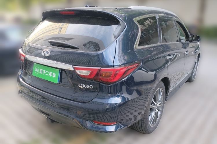 Used Infiniti QX60 2016 2.5 S/C Hybrid Four-Wheel Drive All-Terrain Version China V Emission Standard Rear Right 45 Deg