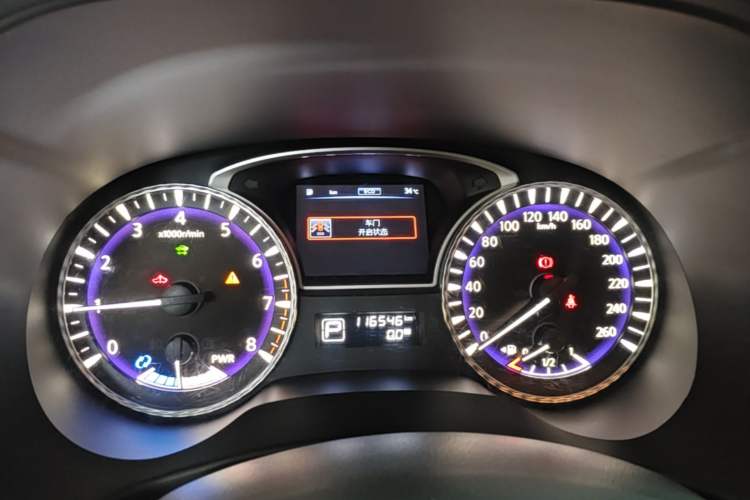 Used Infiniti QX60 2016 2.5 S/C Hybrid Two-Wheel-Drive Excellence Edition China V Standard Instrument Cluster