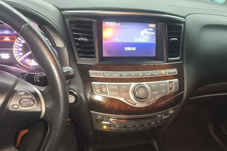 Used Infiniti QX60 2018 2.5 S/C Hybrid Two-Wheel-Drive Excellence Edition China VI Standard Audio And AC Panel