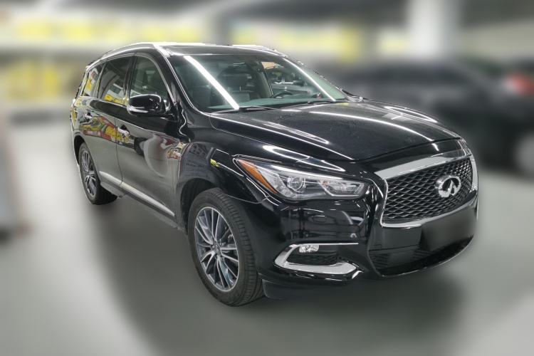 Used Infiniti QX60 2018 2.5 S/C Hybrid Two-Wheel-Drive Champion Family Edition Front Right 45 Deg