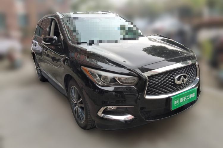 Used Infiniti QX60 2018 2.5 S/C Hybrid Two-Wheel-Drive Champion Family Edition Front Right 45 Deg