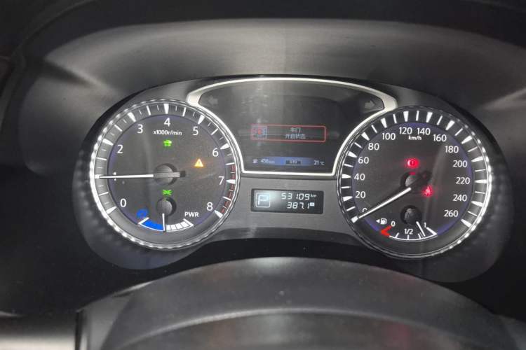 Used Infiniti QX60 2018 2.5 S/C Hybrid Four-Wheel Drive All-Terrain Version China VI Standard Instrument Cluster