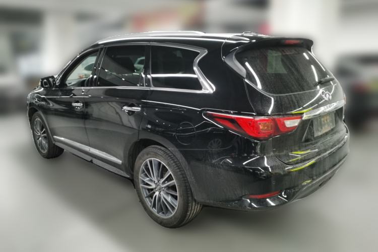 Used Infiniti QX60 2018 2.5 S/C Hybrid Two-Wheel-Drive Champion Family Edition Rear Left 45 Deg