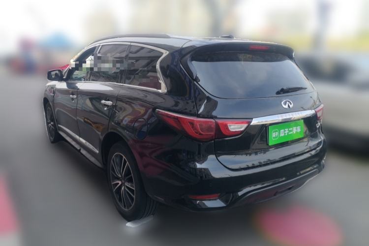 Used Infiniti QX60 2018 2.5 S/C Hybrid Two-Wheel-Drive Champion Family Edition Rear Left 45 Deg