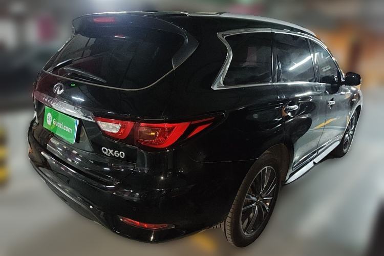 Used Infiniti QX60 2018 2.5 S/C Hybrid Two-Wheel-Drive Champion Family Edition Rear Right 45 Deg