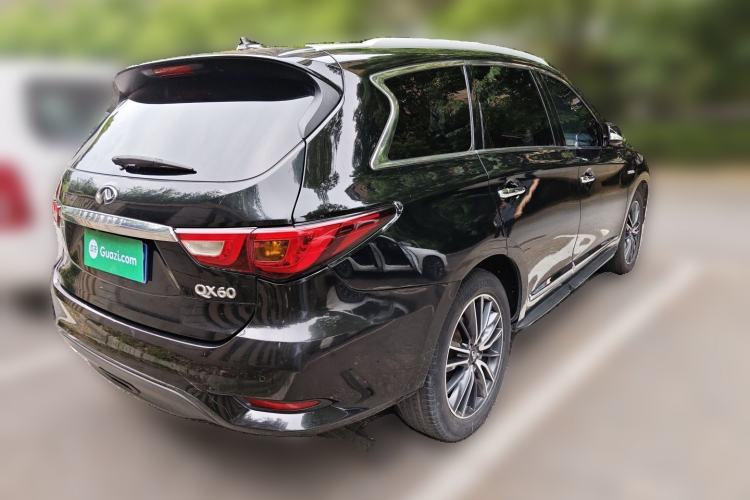 Used Infiniti QX60 2018 2.5 S/C Hybrid Two-Wheel-Drive Champion Family Edition Rear Right 45 Deg
