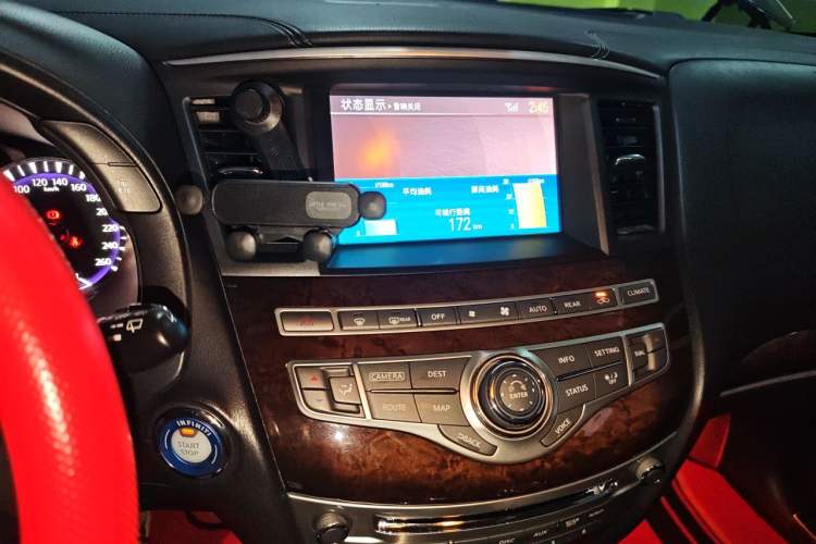 Used Infiniti QX60 2018 2.5 S/C Hybrid Two-Wheel-Drive Excellence Edition China VI Standard Audio And AC Panel