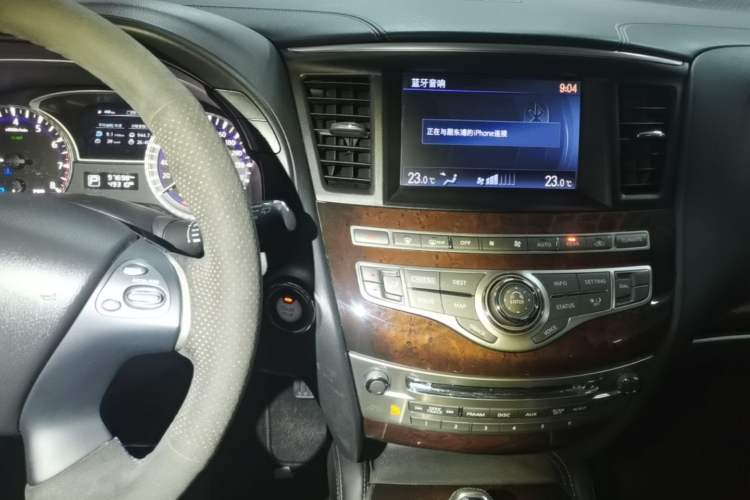 Used Infiniti QX60 2018 2.5 S/C Hybrid Two-Wheel-Drive Excellence Edition China VI Standard Audio And AC Panel