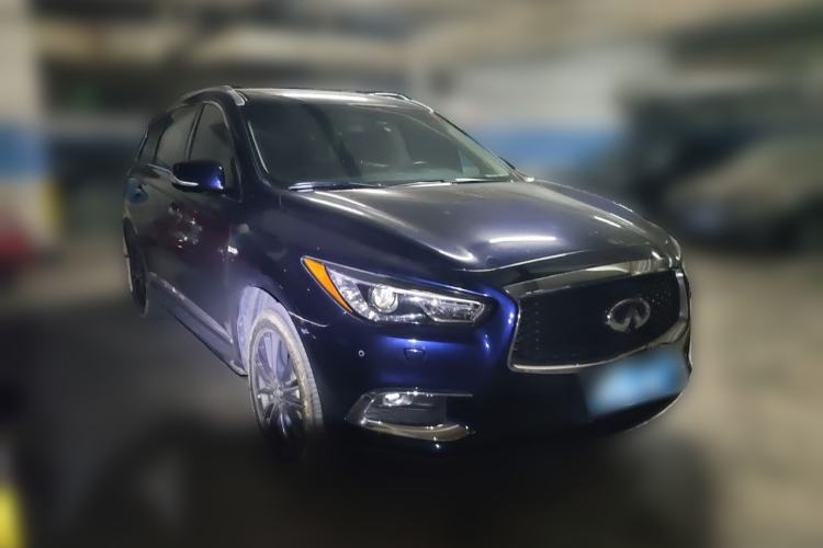 Used Infiniti QX60 2018 2.5 S/C Hybrid Two-Wheel-Drive Champion Family Edition Front Right 45 Deg