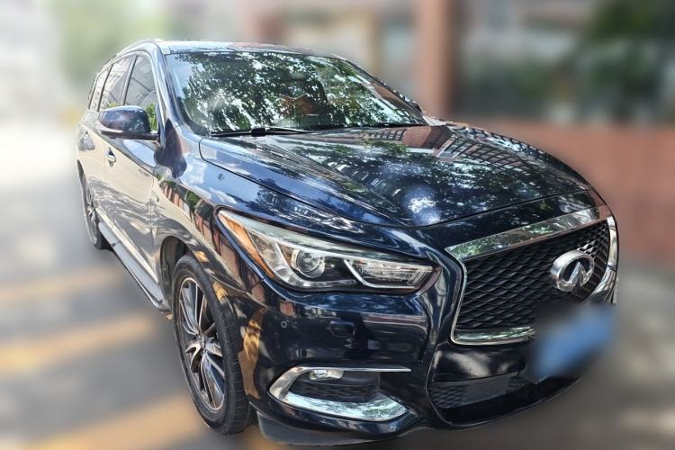 Used Infiniti QX60 2018 2.5 S/C Hybrid Two-Wheel-Drive Champion Family Edition Front Right 45 Deg