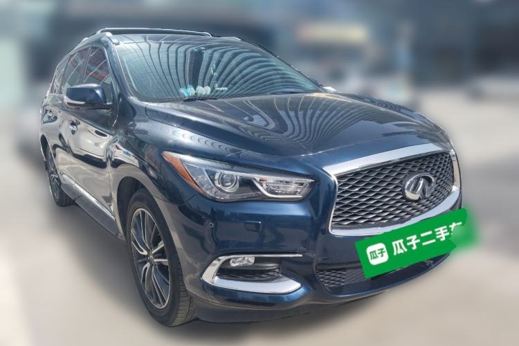 Used Infiniti QX60 2018 2.5 S/C Hybrid Two-Wheel-Drive Champion Family Edition Front Right 45 Deg