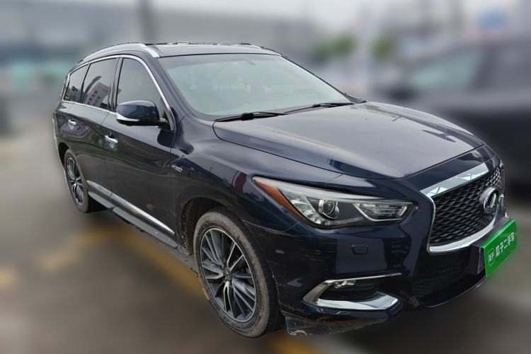 Used Infiniti QX60 2018 2.5 S/C Hybrid Two-Wheel-Drive Champion Family Edition Front Right 45 Deg