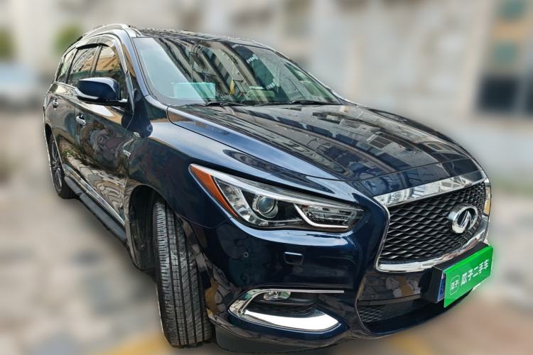 Used Infiniti QX60 2018 2.5 S/C Hybrid Two-Wheel-Drive Champion Family Edition Front Right 45 Deg