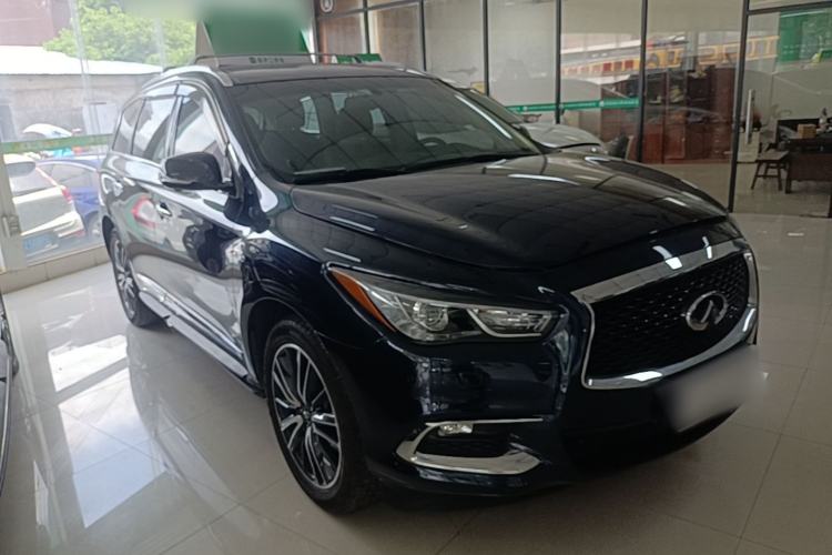 Used Infiniti QX60 2018 2.5 S/C Hybrid Two-Wheel-Drive Champion Family Edition Front Right 45 Deg